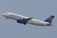 SP-HAD @ EGKK - Small Planet Airlines - by Chris Hall