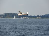N9824T - Low flying over Lake Coeur d'Alene on Saturday, August 24, 2013 at 3PM. - by Me