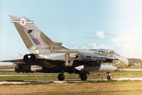 ZA474 @ EGQS - Tornado GR.1B of 12 Squadron taxying to Runway 05 at RAF Lossiemouth in the Summer of 1995. - by Peter Nicholson