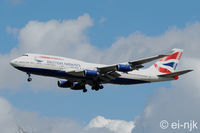 G-CIVF @ EGLL - Photographed landing 27R at Heathrow. - by Noel Kearney