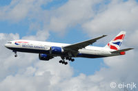 G-VIIJ @ EGLL - Photographed landing 27R at Heathrow. - by Noel Kearney