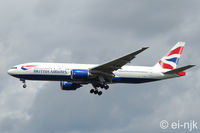 G-YMME @ EGLL - Photographed landing 27R at Heathrow. - by Noel Kearney