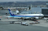 JA736A @ SFO - at the gate at SFO - by Bruce H. Solov