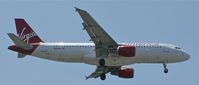 N640VA @ KLAX - Virgin America, is here on short finals RWY 24R at Los angeles Int´l(KLAX) - by A. Gendorf