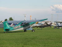 N93GF @ KOSH - Taxing in the Camp  grounds at KOSH - by steveowen