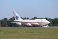 P4-FSH @ KCAK - Boeing 747SP-31