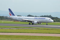 F-GKXT @ EGCC - Air France Airbus A320-214 landed Manchester Airport. - by David Burrell