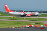 G-GDFP @ EGCC - Jet 2.com Boeing 737-8Z9 taxiing Manchester Airport. - by David Burrell
