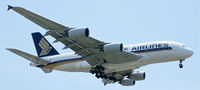 9V-SKF @ KLAX - Singapore Airlines, is approaching Los Angeles(KLAX) - by A. Gendorf