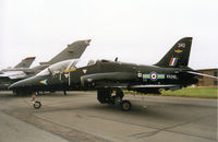 XX242 @ EGQL - Hawk T.1, Callsign Bacardi 1, of 208[Reserve] Squadron on display at the 2002 RAF Leuchars Airshow. - by Peter Nicholson