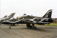 XX309 @ EGQL - Hawk T.1, callsign Bacardi 2, of 208[Reserve] Squadron on display at the 2002 RAF Leuchars Airshow. - by Peter Nicholson