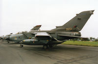 ZA596 @ EGQL - Tornado GR.4, callsign Scarab 1, of 14 Squadron on display at the 2002 RAF Leuchars Airshow. - by Peter Nicholson