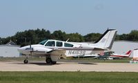 N4153S @ KOSH - Beech B55 - by Mark Pasqualino