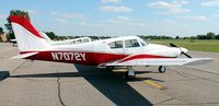 N7072Y @ KAXN - Piper PA-30 Twin Comanche on the line. - by Kreg Anderson