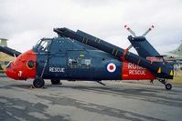 XS508 @ EGDY - Westland WS.58 HU.5 Wessex [WA177] (Royal Navy) RNAS Yeovilton~G 15/07/1995 - by Ray Barber