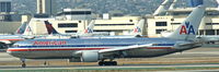 N355AA @ KLAX - American Airlines, seen here shortly after landing at Los Angeles Int´l(KLAX) - by A. Gendorf