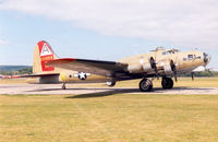 N93012 @ LEW - B-17  gets ready for take off  runway 22 - by BobAviator maineaviator.com