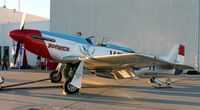 N551TM @ KFAR - North American P-51D Mustang on display at the 4th Annual Fargo Jet Center Movie Night. - by Kreg Anderson