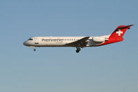 HB-JVI @ EBBR - Arrival of flight LX786 to RWY 25L - by Daniel Vanderauwera