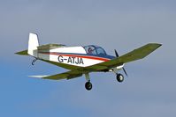 G-ATJA @ EGBK - Arriving at the 2013 Light Aircraft Association Rally at Sywell in the UK - by Terry Fletcher