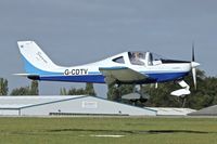 G-CDTV @ EGBK - Arriving at the 2013 Light Aircraft Association Rally at Sywell in the UK - by Terry Fletcher