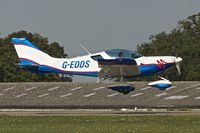 G-EDDS @ EGBK - Arriving at the 2013 Light Aircraft Association Rally at Sywell in the UK - by Terry Fletcher