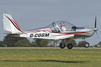 G-CGGM @ EGBK - Arriving at the 2013 Light Aircraft Association Rally at Sywell in the UK - by Terry Fletcher
