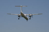 G-ECOK @ EBBR - Flight BE1845 is descending to RWY 02 - by Daniel Vanderauwera