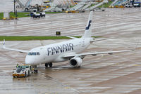 OH-LKL @ EGCC - Finnair - by Chris Hall