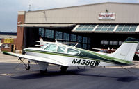 N4386W @ FRG - This Beech Bonanza F33A resident at Republic in the mid-Seventies was seen in the Summer of 1977. - by Peter Nicholson