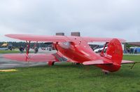 N69H @ EDXN - Beechcraft D17S Staggerwing at the Spottersday of the Nordholz Airday 2013 celebrationg 100 Years of German Naval Aviation at Nordholz Naval Aviation Base