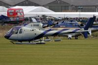 G-WHAM @ EGHR - Elite Helicopter AS350 at its base Goodwood - by FerryPNL