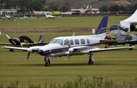 G-VIPP @ EGHR - PA31 Navajo Chieftain in Goodwood - by FerryPNL