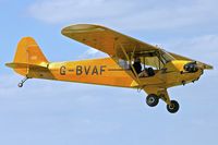 G-BVAF @ EGBK - 1940 Piper J3C-65, c/n: 4645 - by Terry Fletcher