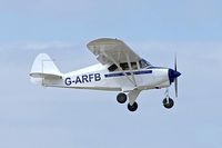 G-ARFB @ EGBK - 1960 Piper PA-22-150 Caribbean, c/n: 22-7518 - by Terry Fletcher