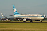 PH-BXA @ EHAM - KLM retro B738 Swan - Zwaan landed - by FerryPNL