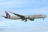 A7-BAB @ EGLL - 2007 BOEING 777-3DZER, c/n: 36103 of Qatar Airways at Heathrow - by Terry Fletcher