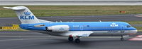 PH-KZF @ EDDL - KLM Cityhopper, is here taxiing for departure at Düsseldorf Int´l(EDDL) - by A. Gendorf
