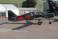 G-AXIG @ EGQL - Bulldog 104 on display at the 2006 RAF Leuchars Airshow. - by Peter Nicholson