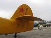 N2AN @ CMA - 1984 Antonov AN-2 'Big Panda', NATO code name COLT, Wsk-pzl-k PZL ASZ 62-R1 1,000 Hp radial, tail Red Star - by Doug Robertson