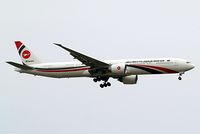 S2-AFP @ EGLL - Boeing 777-3E9ER [40123] (Biman Bangladesh Airlines) Home~G 28/04/2013. On approach 27L. - by Ray Barber