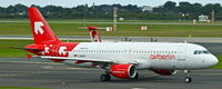 D-ABDB @ EDDL - Air Berlin (OLT-Express cs.), seen here on the taxiway M for departure at Düsseldorf Int´l(EDDL) - by A. Gendorf