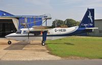 G-HEBI @ EGHH - Just repainted into Cape Air livery.
Next reg N520BN under sticker - by John Coates