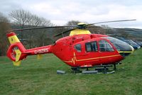 G-BZRS @ EGBC - Eurocopter EC.135T2+ [0166] (Bond Air Services) Cheltenham Racecourse~G 16/03/2004 - by Ray Barber