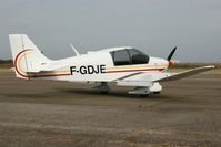 F-GDJE @ LFRH - Robin DR-400-120, Lann Bihoué Air Base (LFRH-LRT) - by Yves-Q