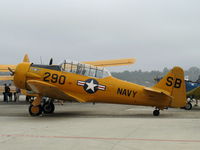 N89014 @ CMA - 1943 North American SNJ-5, P&W R-1340 Wasp 600 Hp, Standard class USN version trainer warbird, on CAF ramp - by Doug Robertson