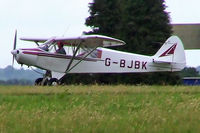 G-BJBK @ EGBP - Piper L-18C-95 Super Cub [18-1431] Kemble~G 01/07/2005 - by Ray Barber
