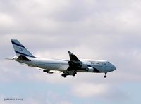 4X-ELC @ KJFK - Going to a landing @ 4R @ JFK - by Gintaras B.