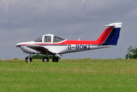 G-BOMZ @ EGBP - Piper PA-38-112 Tomahawk [38-78A0635] Kemble~G 01/07/2005 - by Ray Barber