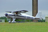 G-BRUG @ EGBP - Luscombe 8E Silvaire [4462] Kemble~G 02/07/2005 - by Ray Barber